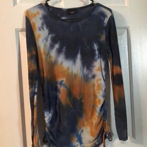 Tie dye long sleeve top